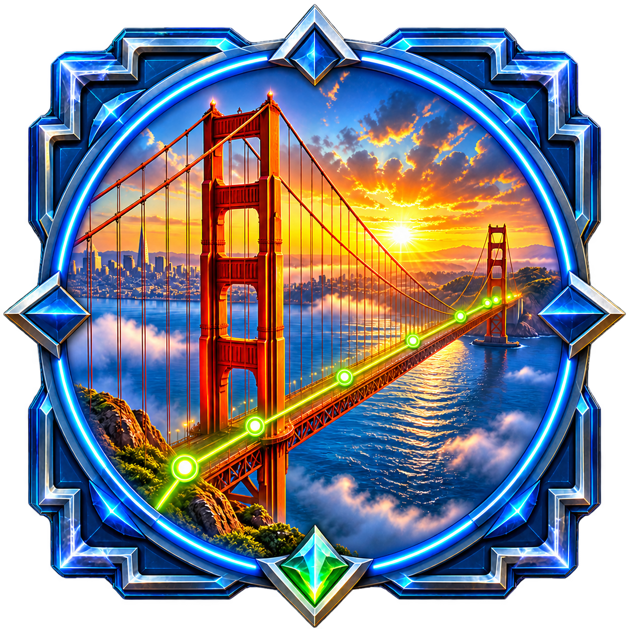 Golden Gate Bridge achievement artwork